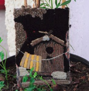 saudades de casa, bordado
